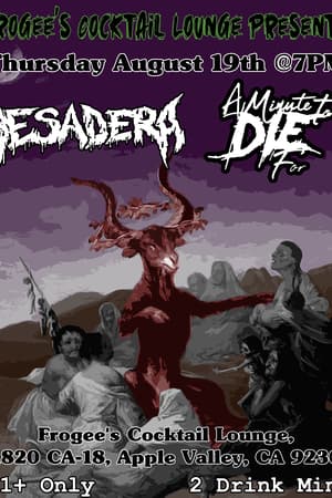 Cesadera, A Minute to Die For