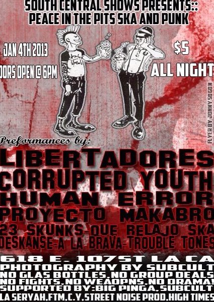 Libertadores, Corrupted Youth