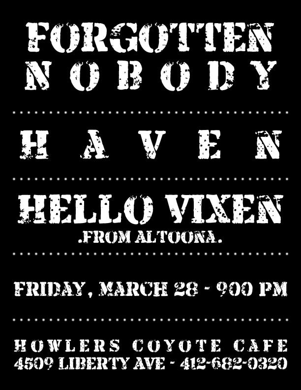Forgotten Nobody, Haven
