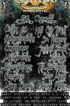 LA Crooks, Coffin 83
