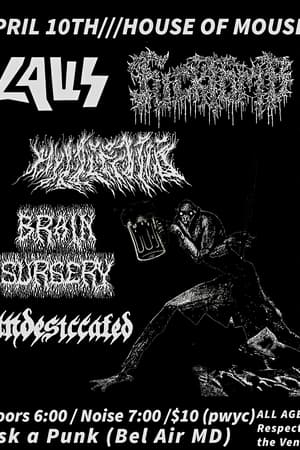 LAUS, PLAGUED (or similar - death metal logo)