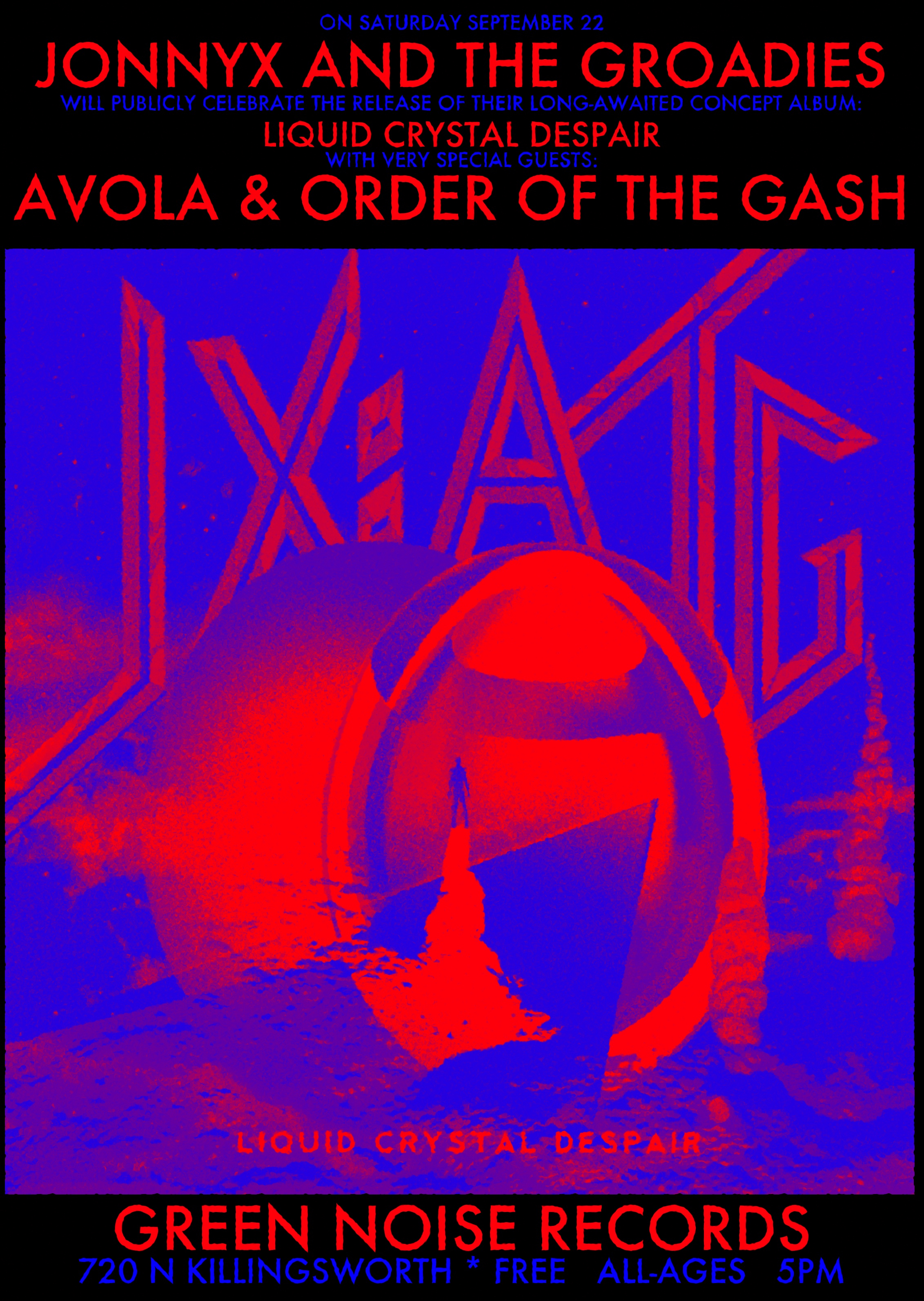 Jonnyx and the Groadies, Avola