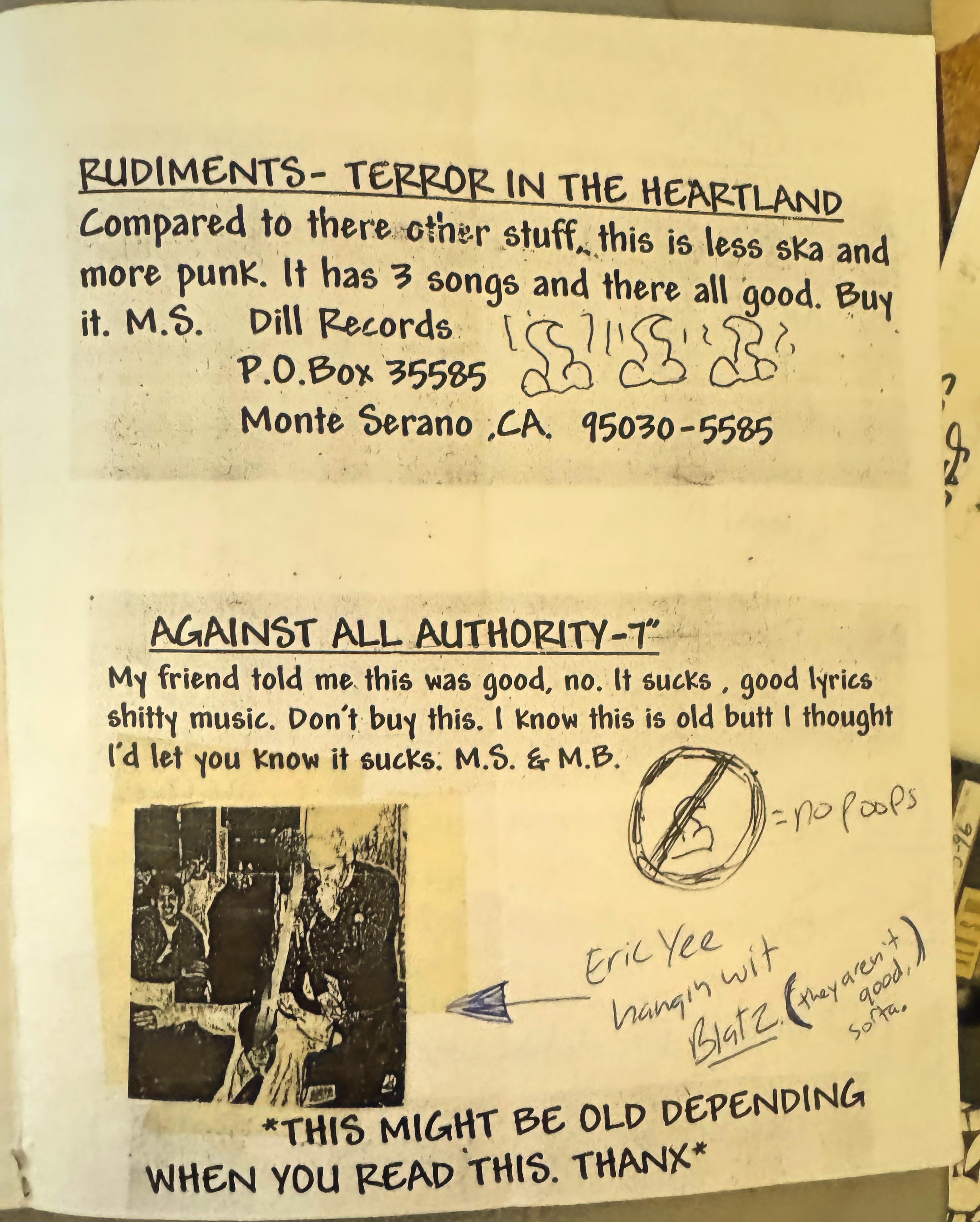 Rudiments, Against All Authority