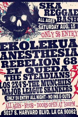 Ekolekua, Anesthesia