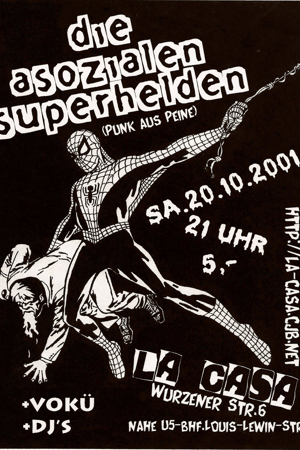 Die Asozialen Superhelden, Vokü