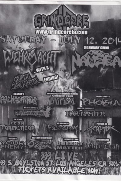 Grindcore Jul 12, 2014 Los Angeles