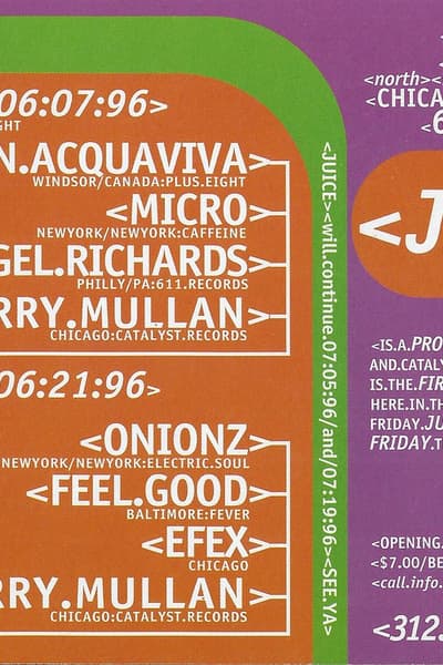 Juice Jun 7, 1996 Chicago
