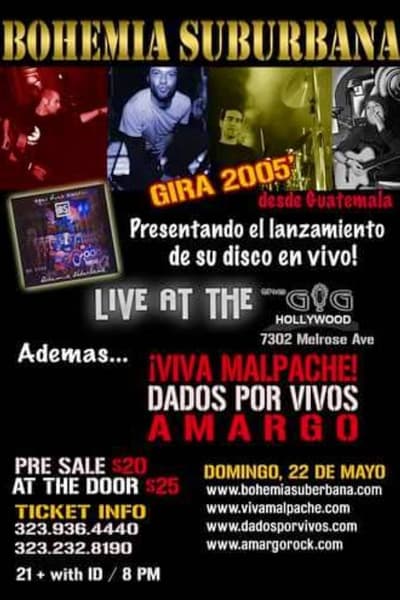 Amargo May 22, 2005 Hollywood