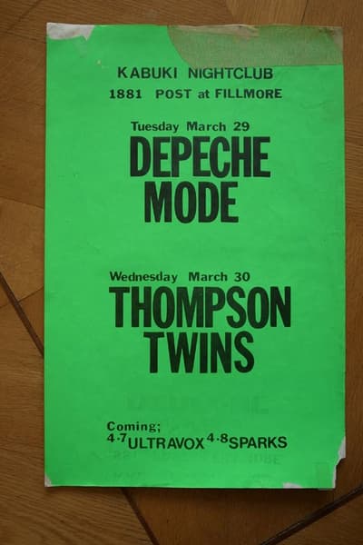 Depeche Mode, Thompson Twins, Ultravox