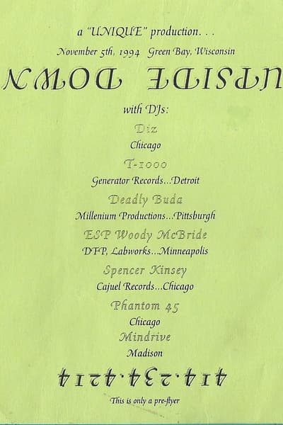 UNIQUE production Nov 5, 1994 Green Bay