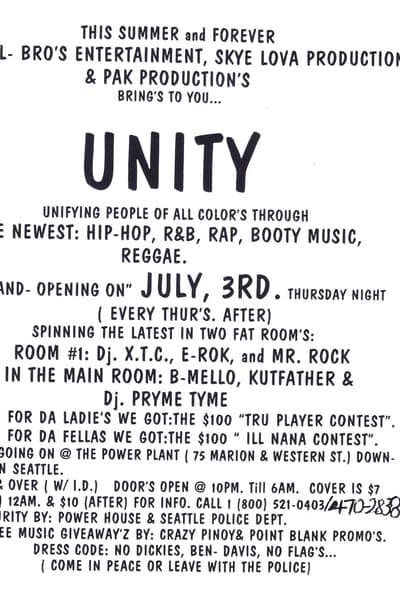 DJ XTC Jul 3, 1997 Seattle