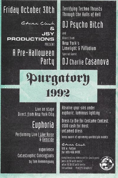euphoria Oct 30, 1992 Chicago