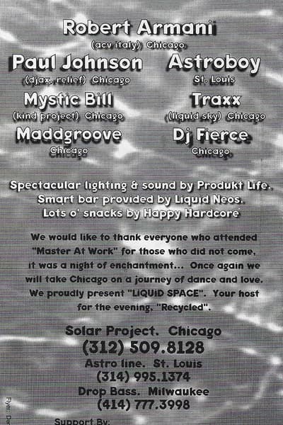 Liquid Space Jun 17, 1995 Chicago