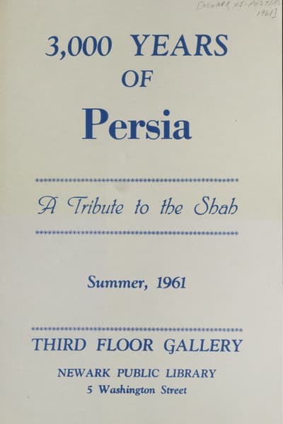 3,000 Years of Persia Newark