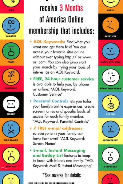 Free AOL flyer
