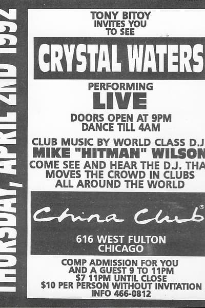Crystal Waters Apr 2, 1992 Chicago