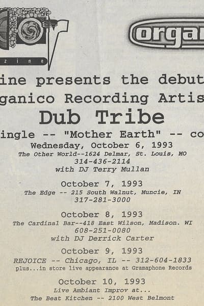 DJ Terry Mullan Oct 6, 1993 Multiple cities: St. Louis, Muncie, Madison, Chicago