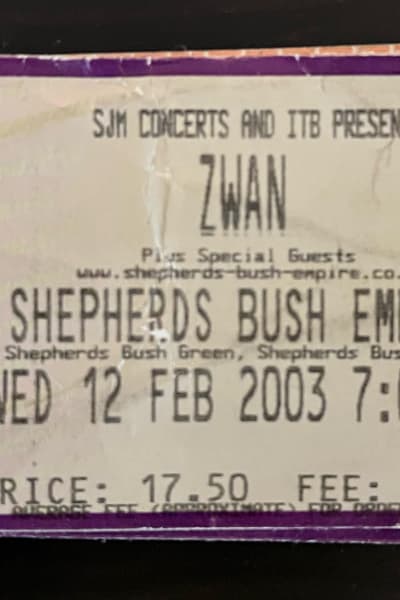 SJM Concerts and ITB Feb 12, 2003 London