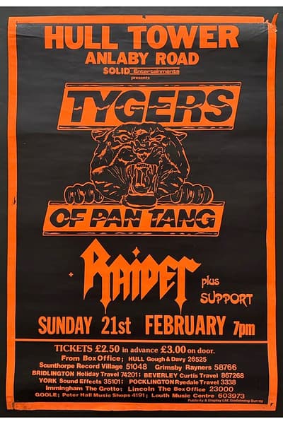 Tygers of Pan Tang Hull