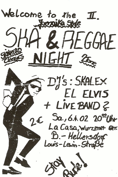 Skinhead Classics / 2Tone Apr 6, 2002 Berlin