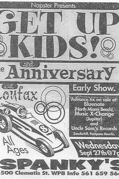 Get Up Kids Sep 27, 2000 West Palm Beach