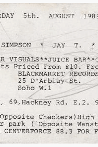 Chris Energy Aug 5, 1989 London