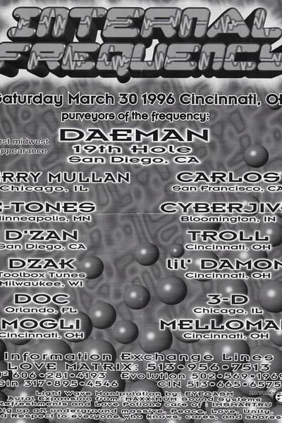 D'Zan Mar 30, 1996 Cincinnati