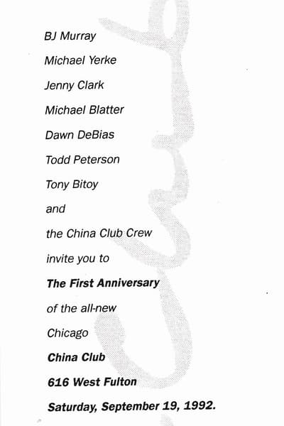 Michael Blatter Sep 19, 1992 Chicago
