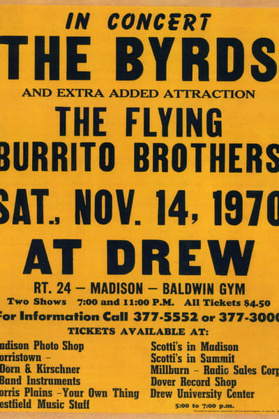The Byrds, The Flying Burrito Brothers (Madison)