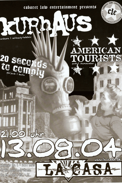 American Tourists / punk | neumuenster Aug 13, 2004 Berlin