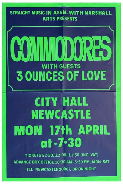 Commodores Apr 17, 1978 Newcastle