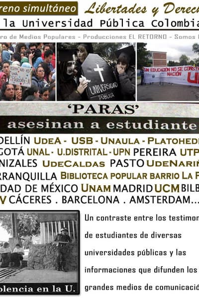 Multiple cities: Medellín, Bogotá, Pereira, Manizales, Pasto, Barranquilla, Ciudad de México, Madrid, Bilbao, Cáceres, Barcelona, Amsterdam