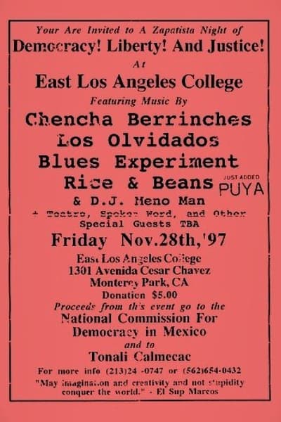 Puya Nov 28, 1997 Monterey Park