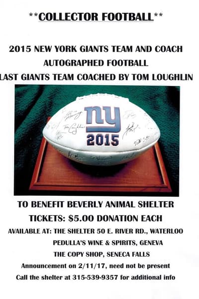 01-27-17 dance raffle 1 football Feb 11, 2017 Waterloo