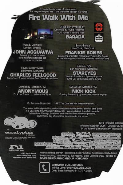 Barada Nov 1, 1997 Central Midwest (equidistant from Minneapolis, Milwaukee, Chicago, Madison, and Fox River Valley)