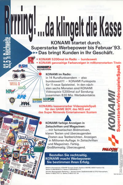 KONAMI (Europe) GmbH / PALCOM Software Frankfurt