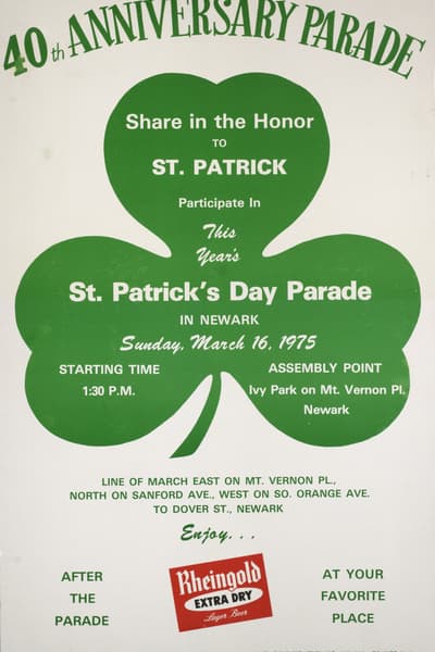 40th Anniversary Parade Mar 16, 1975 Newark