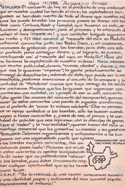Carbure Mar 19, 1988 Envigado / Medellín