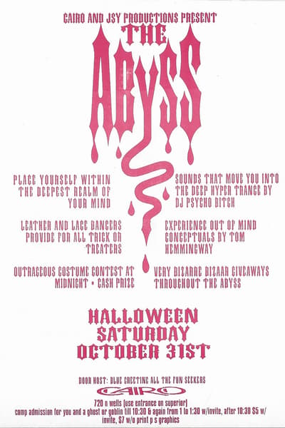 DJ Psycho Bitch Oct 31, 1998 Chicago