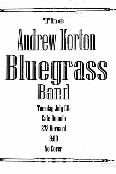 The Andrew Horton Bluegrass Band