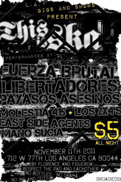 This is ska Nov 11, 2011 Los Angeles