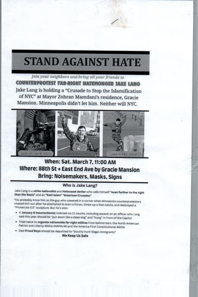 Stand Against Hate Mar 7, 2026 New York City