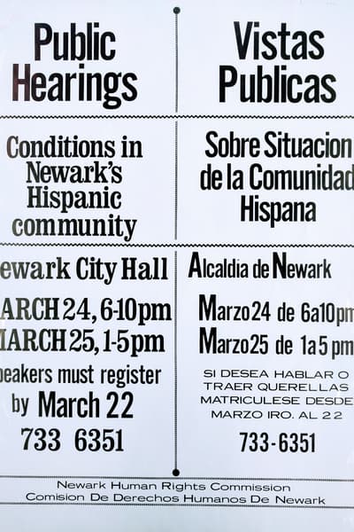 Newark Human Rights Commission / Comision De Derechos Humanos De Newark Newark
