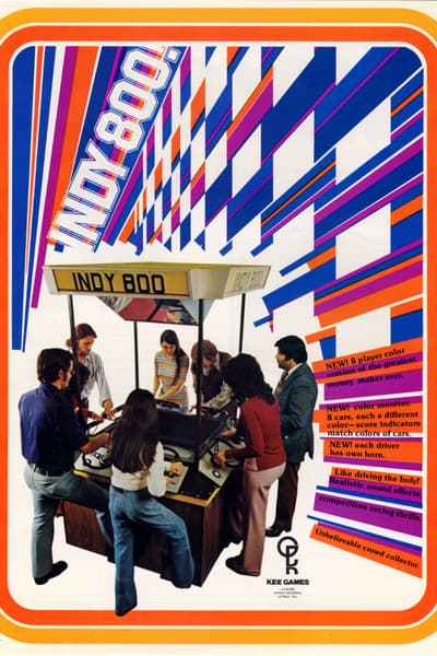 Indy 800 Arcade flyer