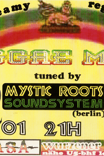 a hot & steamy reggae night Jan 5, 2002 Berlin