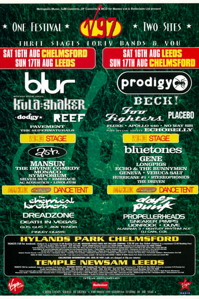 Ash Aug 16, 1997 Chelmsford / Leeds