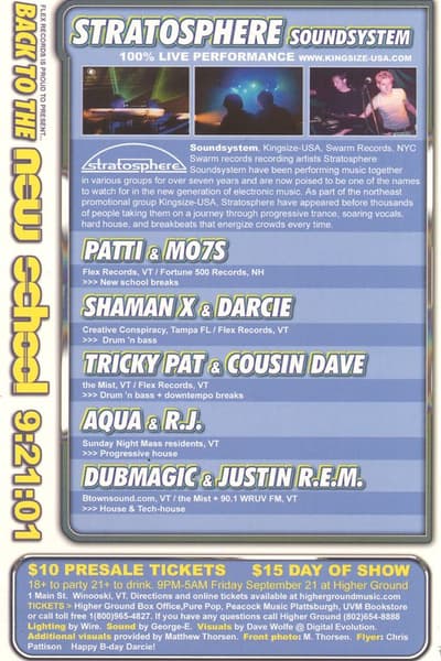 Dubmagic Sep 21, 2001 Winooski