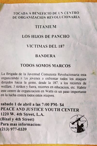 Todos Somos Marcos Apr 1, 1995 Los Angeles