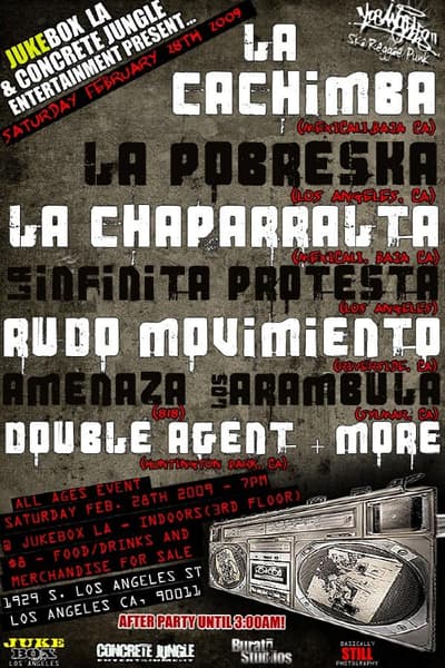 Jukebox LA & Concrete Jungle Entertainment Feb 28, 2009 Los Angeles
