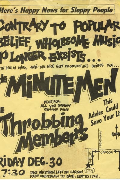 The Minute Men, The Throbbing Members (San Pedro)